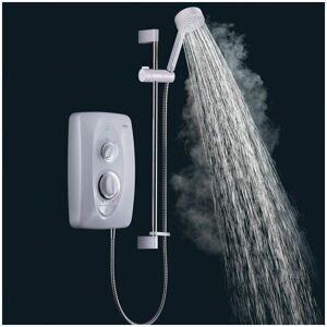 Mira Jump Multi-Fit Electric Shower - 9.5kW - White/Chrome Mira Jump Multi-Fit Electric Shower - 9.5kW - White/Chrome