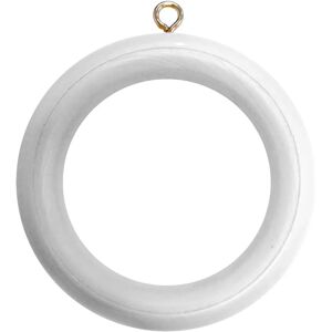Merriway - BH05768 - White - 40/60mm - Curtain Pole Rings Merriway - BH05768 - White - 40/60mm - Curtain Pole Rings