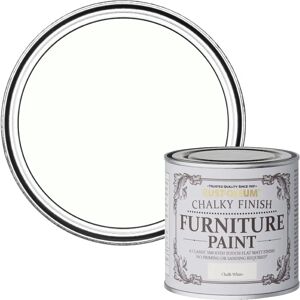 Rust-Oleum Chalk White Furniture Paint 125ml - Flat Matte Finish Rust-Oleum Chalk White Furniture Paint 125ml - Flat Matte Finish