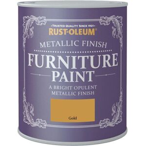 Rust-Oleum Rust-Oleum Metallic Furniture Paint Gold - 750ml - Furniture Paint Rust-Oleum Rust-Oleum Metallic Furniture Paint Gold - 750ml - Furniture Paint