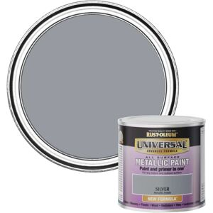 Rust-Oleum Universal Metallic Paint Silver - 250ml - Paint Rust-Oleum Universal Metallic Paint Silver - 250ml - Paint