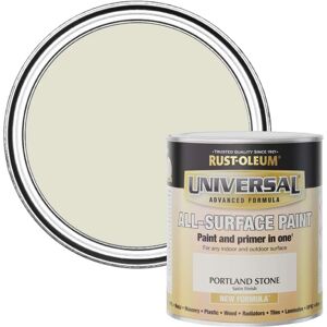 Rust-Oleum Portland Stone Satin All-Surface Paint - 750ml Rust-Oleum Portland Stone Satin All-Surface Paint - 750ml