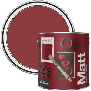 Rust-Oleum Empire Red Matt Emulsion Wand- und Deckenfarbe - Farbe Rust-Oleum Empire Red Matt Emulsion Wand- und Deckenfarbe - Farbe