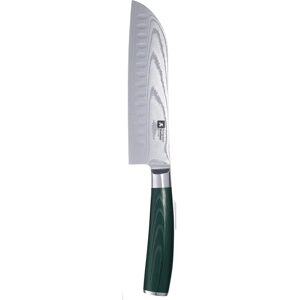 Richardson Sheffield Midori Santoku Messer - 17.5cm, Dunkelgrün, Japanischer Stahl Richardson Sheffield Midori Santoku Messer - 17.5cm, Dunkelgrün, Japanischer Stahl