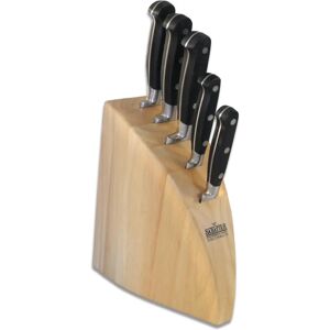 Richardson Sheffield V Sabatier 5 Piece Knife Set - Knife Set with Wooden Block Richardson Sheffield V Sabatier 5 Piece Knife Set - Knife Set with Wooden Block