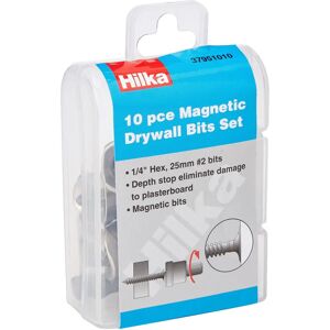 Hilka 37951010 Drill Bit Set - Drywall - No. 2 Phillips Hilka 37951010 Drill Bit Set - Drywall - No. 2 Phillips