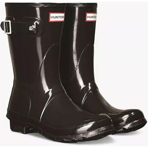 Hunter Women's Original Short Gloss Wellington Boots - black Hunter Women's Original Short Gloss Wellington Boots - black