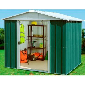 Yardmaster Green 8x7ft Metal Shed - Garden Storage Yardmaster Green 8x7ft Metal Shed - Garden Storage