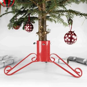 Bosmere G450 - Soporte de árbol tradicional para árboles de Navidad reales, 4 pulgadas, Rojo Bosmere G450 - Soporte de árbol tradicional para árboles de Navidad reales, 4 pulgadas, Rojo