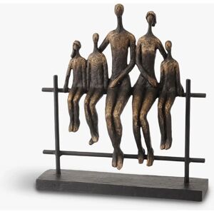 Libra Interiors Duxford Family Sculpture - 31cm Antique Bronze Libra Interiors Duxford Family Sculpture - 31cm Antique Bronze