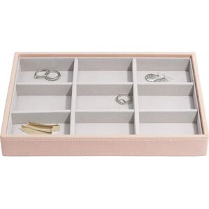 Caixa de jóias rosa Stackers com 9 compartimentos Caixa de jóias rosa Stackers com 9 compartimentos
