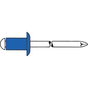 Gesipa 4,8x20mm Rivet - Stahl, Flacher Kopf - 250 Stück Gesipa 4,8x20mm Rivet - Stahl, Flacher Kopf - 250 Stück