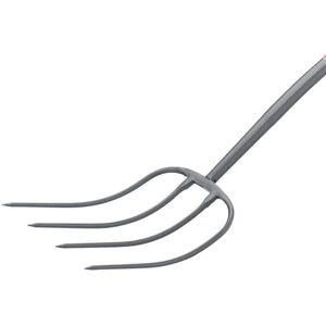 Bulldog BMFT All-Metal 4-Prong Manure Fork - Manure Fork with Metal Handle Bulldog BMFT All-Metal 4-Prong Manure Fork - Manure Fork with Metal Handle