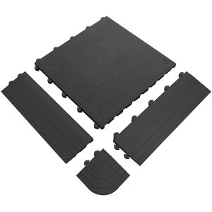 Coba Europe Alfombra Modular de Trabajo - Antifatiga - Pieza Lateral Negra Coba Europe Alfombra Modular de Trabajo - Antifatiga - Pieza Lateral Negra