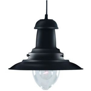 Searchlight Fisherman - 1 Light Dome Ceiling Pendant Black - Ceiling Light Searchlight Fisherman - 1 Light Dome Ceiling Pendant Black - Ceiling Light