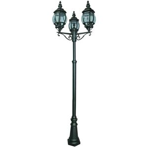 Searchlight Bel Aire - 3 Light Outdoor Post Light - Black Searchlight Bel Aire - 3 Light Outdoor Post Light - Black