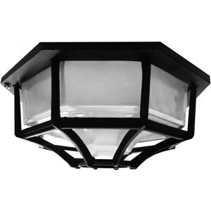 Searchlight Lighting 2942BK Single Light Flush Ceiling Fitting - Ceiling Light Searchlight Lighting 2942BK Single Light Flush Ceiling Fitting - Ceiling Light