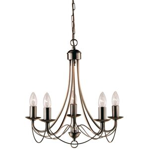 Searchlight Maypole 5 Light Multi Arm Ceiling Pendant Antique Brass - Ceiling Pendant Searchlight Maypole 5 Light Multi Arm Ceiling Pendant Antique Brass - Ceiling Pendant