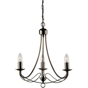 Searchlight Maypole - 3 Light Multi Arm Ceiling Pendant - Antique Brass Searchlight Maypole - 3 Light Multi Arm Ceiling Pendant - Antique Brass