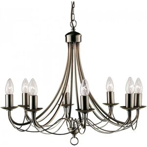 Searchlight Maypole 8 Light Chandelier - Antique Brass - Ceiling Fitting Searchlight Maypole 8 Light Chandelier - Antique Brass - Ceiling Fitting