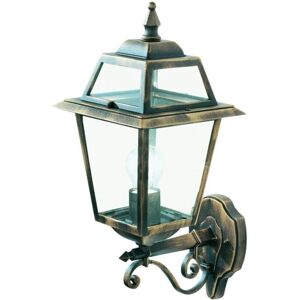 Searchlight Black/Gold Outdoor Wall Lantern - Outdoor Wall Lantern Searchlight Black/Gold Outdoor Wall Lantern - Outdoor Wall Lantern
