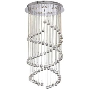 Searchlight Hallway 5 Light Spiral Pendant Chrome - G9 Searchlight Hallway 5 Light Spiral Pendant Chrome - G9