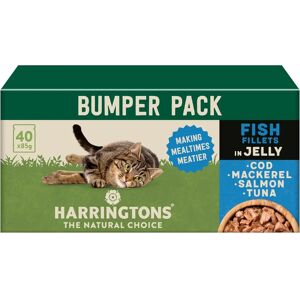Harringtons - Fish Fillets in Jelly - 40 x 85g Harringtons - Fish Fillets in Jelly - 40 x 85g