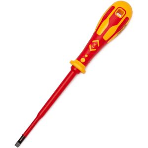 CK Tools T49244-055 Slim VDE Screwdriver - Flat Tip 5.5mm CK Tools T49244-055 Slim VDE Screwdriver - Flat Tip 5.5mm