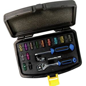 CK Tools T4658 Steckschlüssel-Set - 17-tlg, 1/4 Zoll, Farbcode CK Tools T4658 Steckschlüssel-Set - 17-tlg, 1/4 Zoll, Farbcode