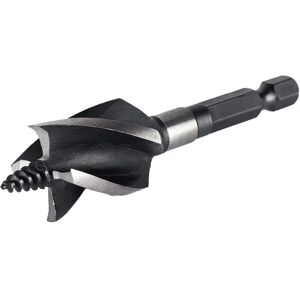CK Tools T2945-25 Fast4 Access Wood Drill Bit - Drills timber, plastic, short for tight spaces CK Tools T2945-25 Fast4 Access Wood Drill Bit - Drills timber, plastic, short for tight spaces