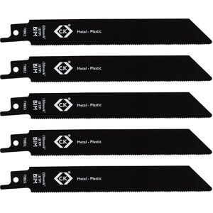 CK Tools T0822 Reciprocating Saw Blades - 5 st, 18 TPI CK Tools T0822 Reciprocating Saw Blades - 5 st, 18 TPI