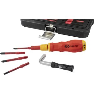 Ck Tools Ck 11 Piece Vde Torque Handle & Slim Screwdriver Set - Screwdriver Set Ck Tools Ck 11 Piece Vde Torque Handle & Slim Screwdriver Set - Screwdriver Set