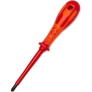 CK Tools T49145-1 DextroVDE Screwdriver - VDE Certified, 75mm, Pozidriv PZ1 CK Tools T49145-1 DextroVDE Screwdriver - VDE Certified, 75mm, Pozidriv PZ1