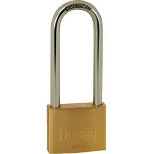 Serrure en laiton Kasp K12050L80D - 50x80mm - Anse longue - Publicité Serrure en laiton Kasp K12050L80D - 50x80mm - Anse longue - Publicité