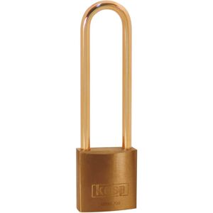 KASP - Candado de latón K12030L70BD, 30x70 mm, arco en latón alto - sin chispas KASP - Candado de latón K12030L70BD, 30x70 mm, arco en latón alto - sin chispas