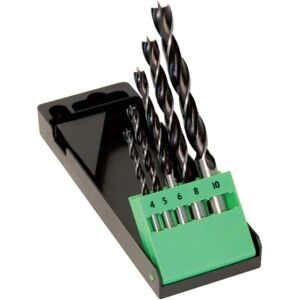 CK Tools T3040 Wood Drill Bit Set - 5 Sizes - Durable HSS Steel CK Tools T3040 Wood Drill Bit Set - 5 Sizes - Durable HSS Steel