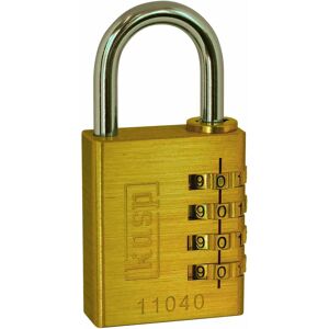 Cadenas en laiton Kasp K11040D - 40mm - Serrure sans clé - Publicité Cadenas en laiton Kasp K11040D - 40mm - Serrure sans clé - Publicité