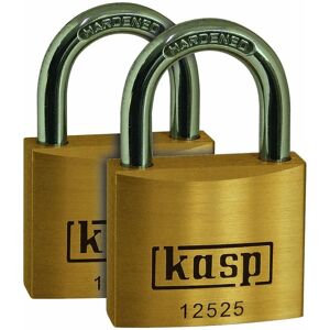 Kasp K12525d2 Hängelås 25 Mm Identiske Gyldengul Nøglelås Kasp K12525d2 Hängelås 25 Mm Identiske Gyldengul Nøglelås