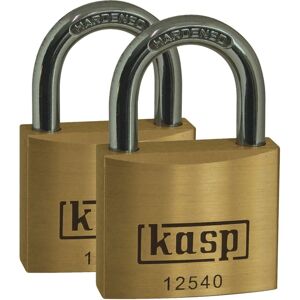 Kasp K12540D2 Premium Brass Padlock - 40mm - Twin Kasp K12540D2 Premium Brass Padlock - 40mm - Twin