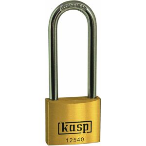 Kasp K12540L63D Premium Brass Padlock - 40x63mm - Long Shackle Kasp K12540L63D Premium Brass Padlock - 40x63mm - Long Shackle