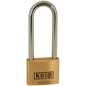 Kasp K12550L80D Premium Brass Padlock - 50x80mm - Long Shackle Kasp K12550L80D Premium Brass Padlock - 50x80mm - Long Shackle