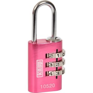 Cadenas à combinaison en aluminium Kasp K10520PIND - Rose - Type de verrouillage - Publicité Cadenas à combinaison en aluminium Kasp K10520PIND - Rose - Type de verrouillage - Publicité