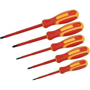Juego de destornilladores aislados Avit AV05050 - 5 piezas - PZ, Plano Juego de destornilladores aislados Avit AV05050 - 5 piezas - PZ, Plano