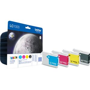 Brother LC-1000VALBP Ink Cartridge - High Yield 4-Pack Brother LC-1000VALBP Ink Cartridge - High Yield 4-Pack