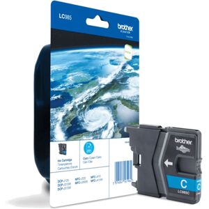 Brother LC985CBP Cyan Ink Cartridge - 260 Pages - Original Brother LC985CBP Cyan Ink Cartridge - 260 Pages - Original