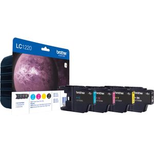 Brother LC-1220VALBPDR Ink Cartridge - Multi-Color - Original - 4 pcs Brother LC-1220VALBPDR Ink Cartridge - Multi-Color - Original - 4 pcs