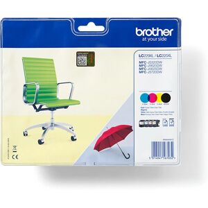 Set cartușe cerneală Brother LC-229XLVALBP - Capacitate mare, Multicolor, Negru Set cartușe cerneală Brother LC-229XLVALBP - Capacitate mare, Multicolor, Negru