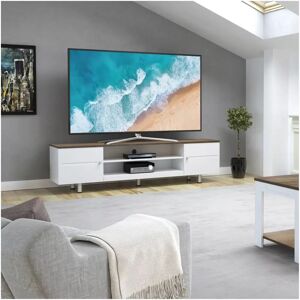 AVF Whitesands 1900 Satin White TV Stand - TV Stand AVF Whitesands 1900 Satin White TV Stand - TV Stand