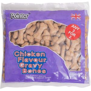 Pointer Dog Treats - Chicken Gravy Bones 400g Pointer Dog Treats - Chicken Gravy Bones 400g
