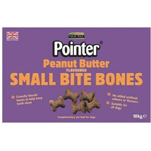 Pointer Petite Peanut Butter Bones Dog Treat - Dog Treats Pointer Petite Peanut Butter Bones Dog Treat - Dog Treats